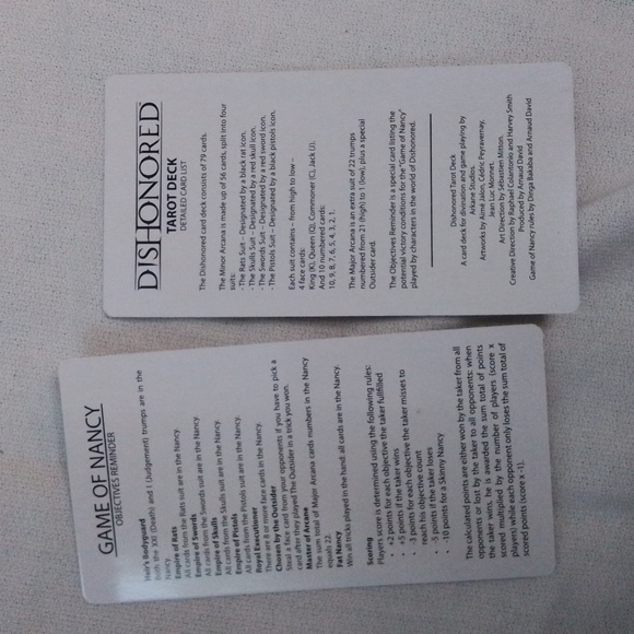 Dishonored Tarot Deck Divinatory Cards - Picture 7 of 8